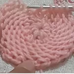 crochet Tunisian circle for beginners