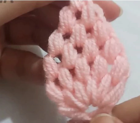 crochet keychain motif