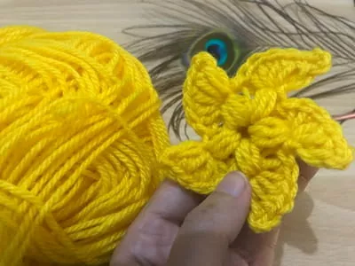 3D Crochet Flower