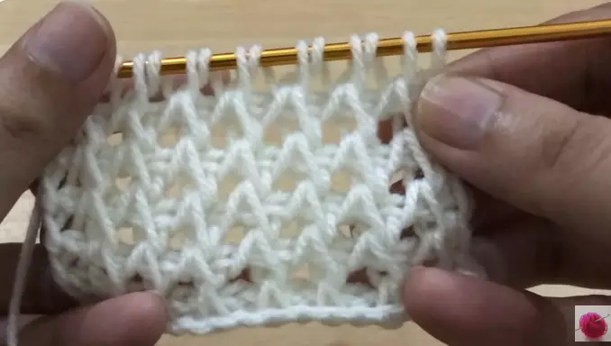 basic crochet stitch 2 rows